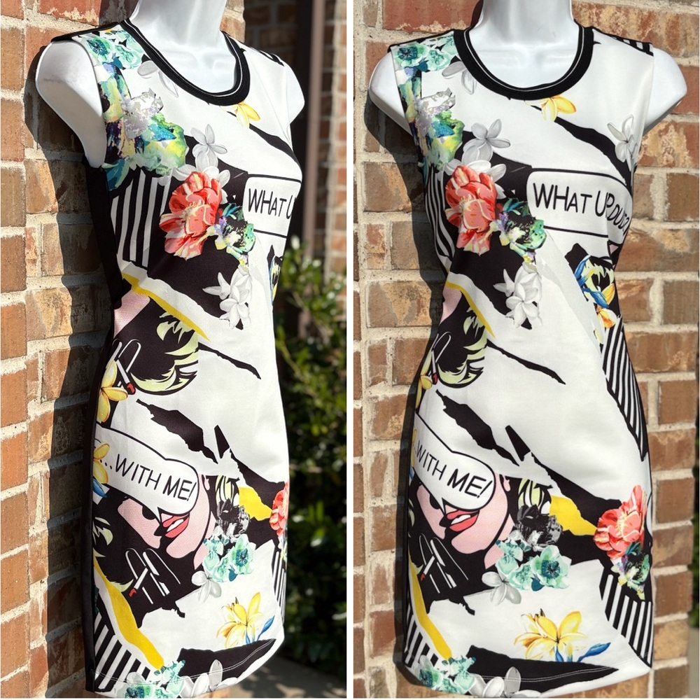 Mo & Co Graphic Women's Dress size Medium